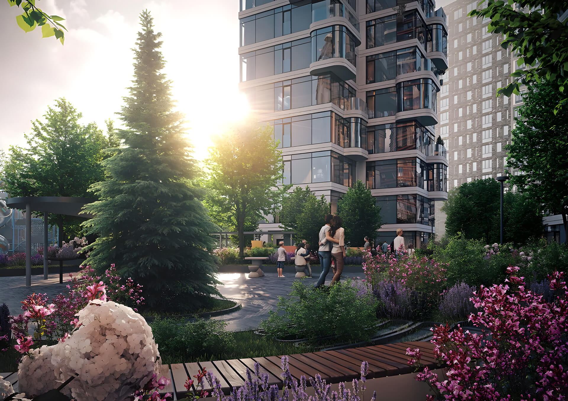 Благоустройство ЖК «Кутузов Сити»